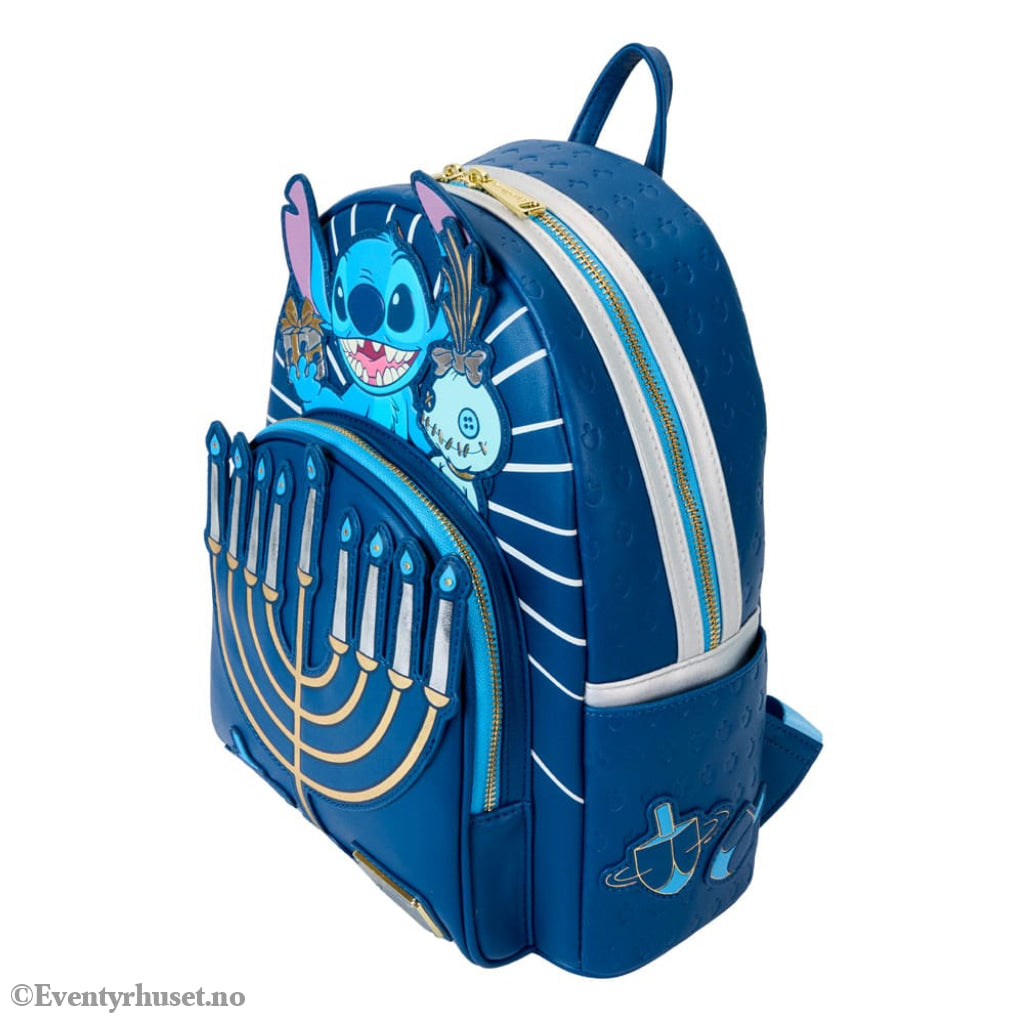 Lilo & Stitch by Loungefly Mini Backpack Menorah Stitch Fashion & Accessories