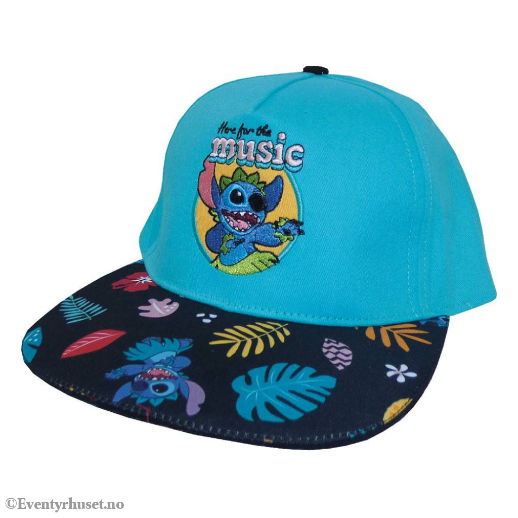 Lilo & Stitch Curved Bill Cap Here For The Music Fashion & Accessories