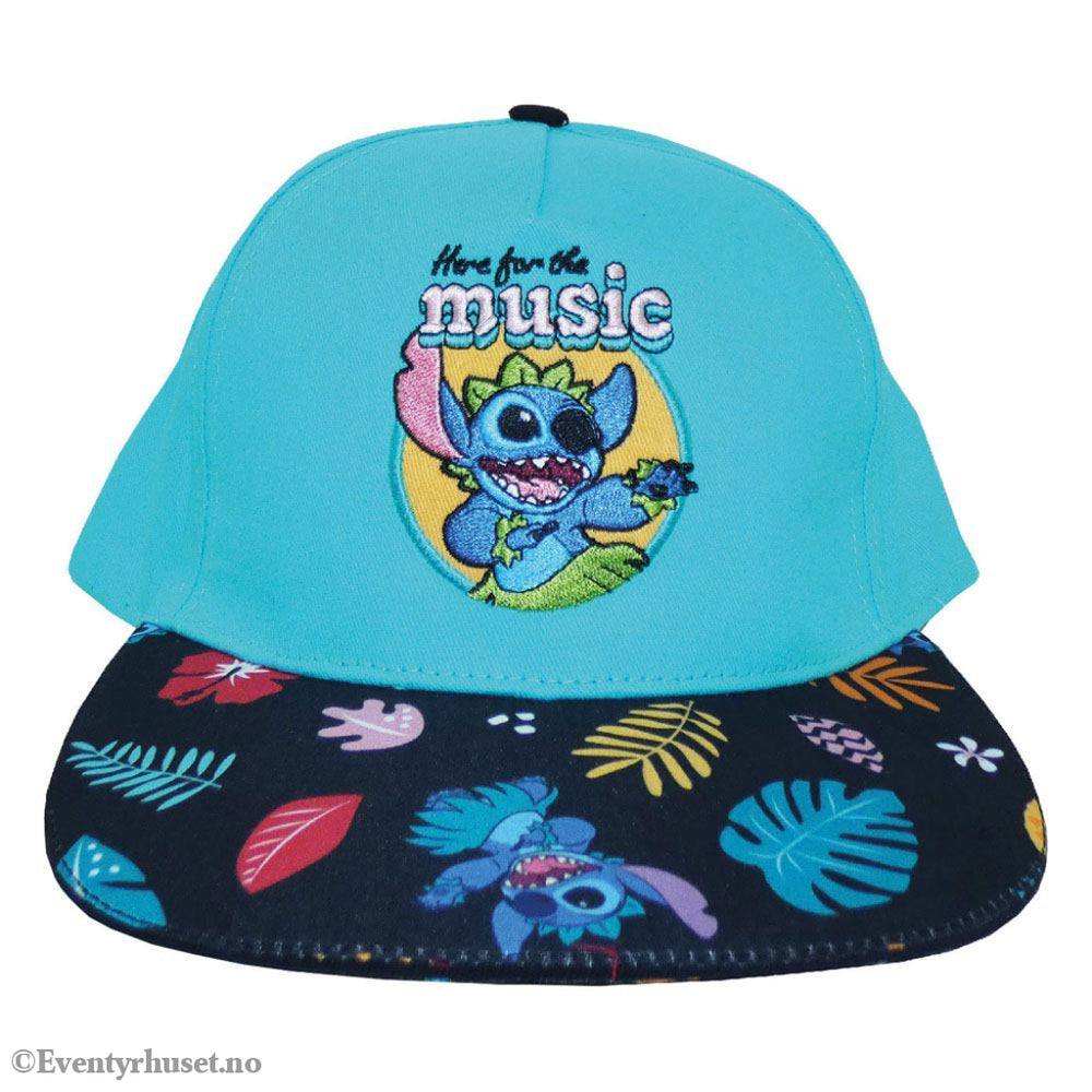 Lilo & Stitch Curved Bill Cap Here For The Music Fashion & Accessories