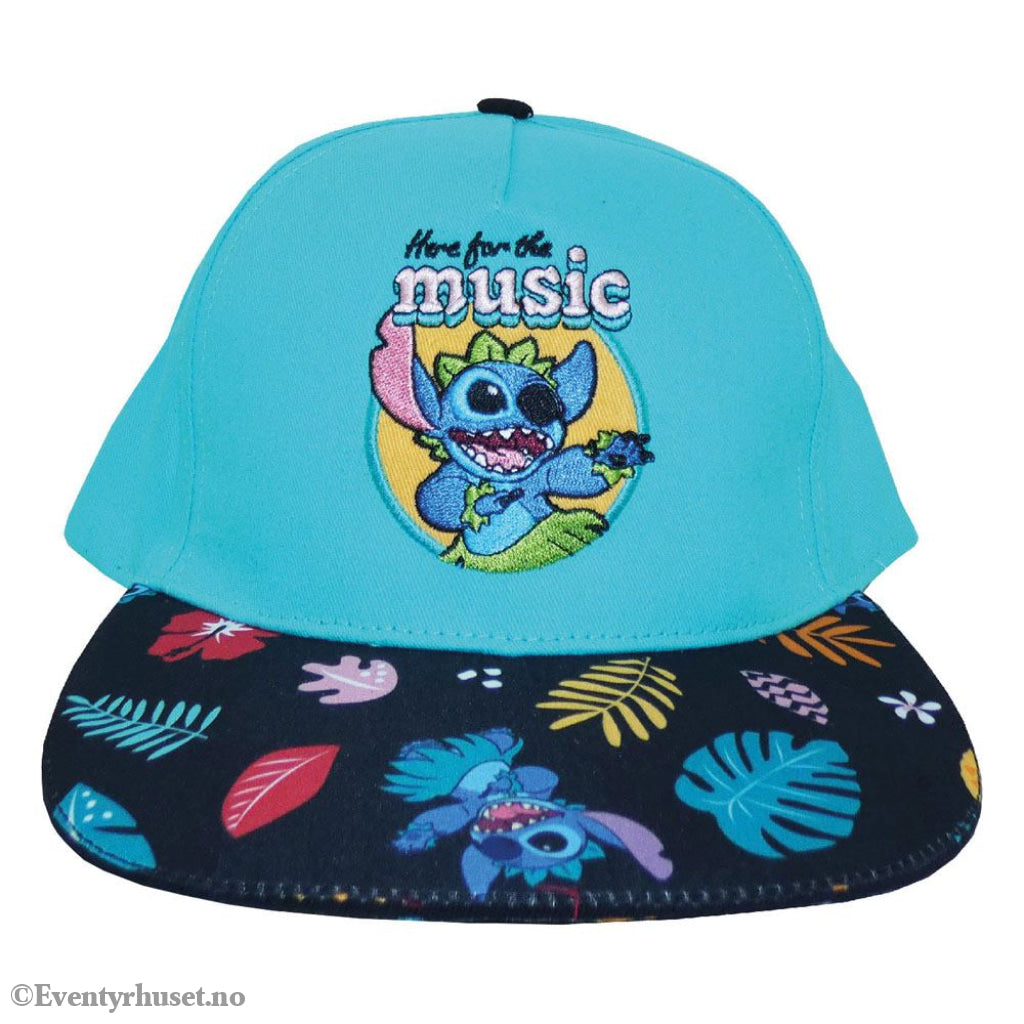 Lilo & Stitch Curved Bill Cap Here For The Music Fashion & Accessories