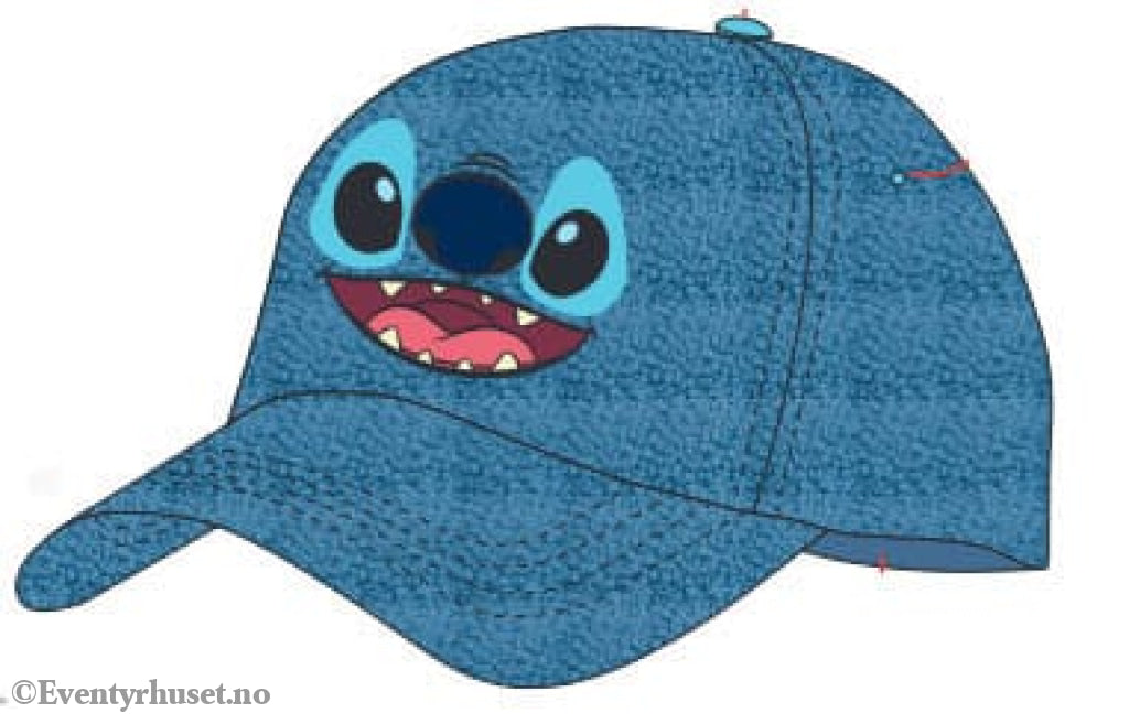 Lilo & Stitch Curved Bill Cap Stitch´s Face Fashion & Accessories