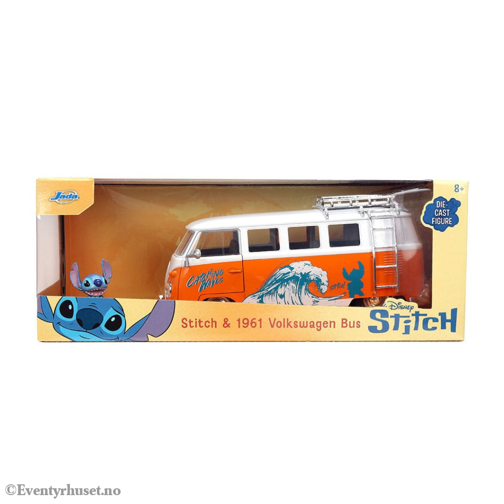 Lilo & Stitch Diecast Model 1/24 1961 VW Bus Stitch. Mint In Sealed Box (MISB)! Actionfigur