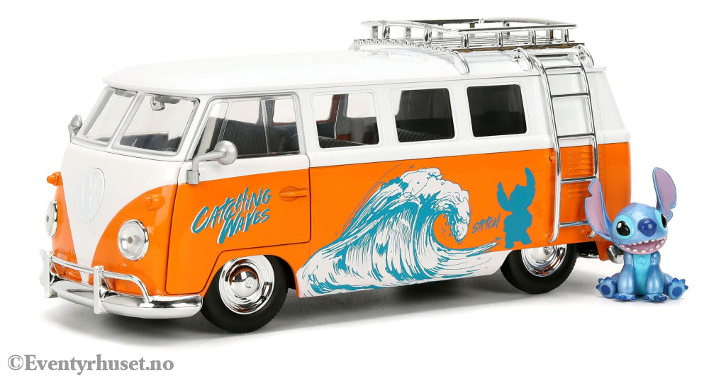 Lilo & Stitch Diecast Model 1/24 1961 VW Bus Stitch. Mint In Sealed Box (MISB)! Actionfigur