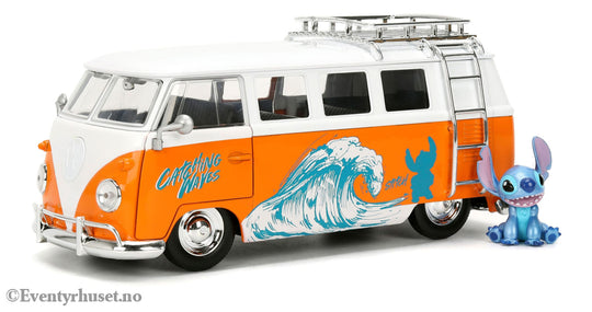 Lilo & Stitch Diecast Model 1/24 1961 VW Bus Stitch. Mint In Sealed Box (MISB)! Actionfigur