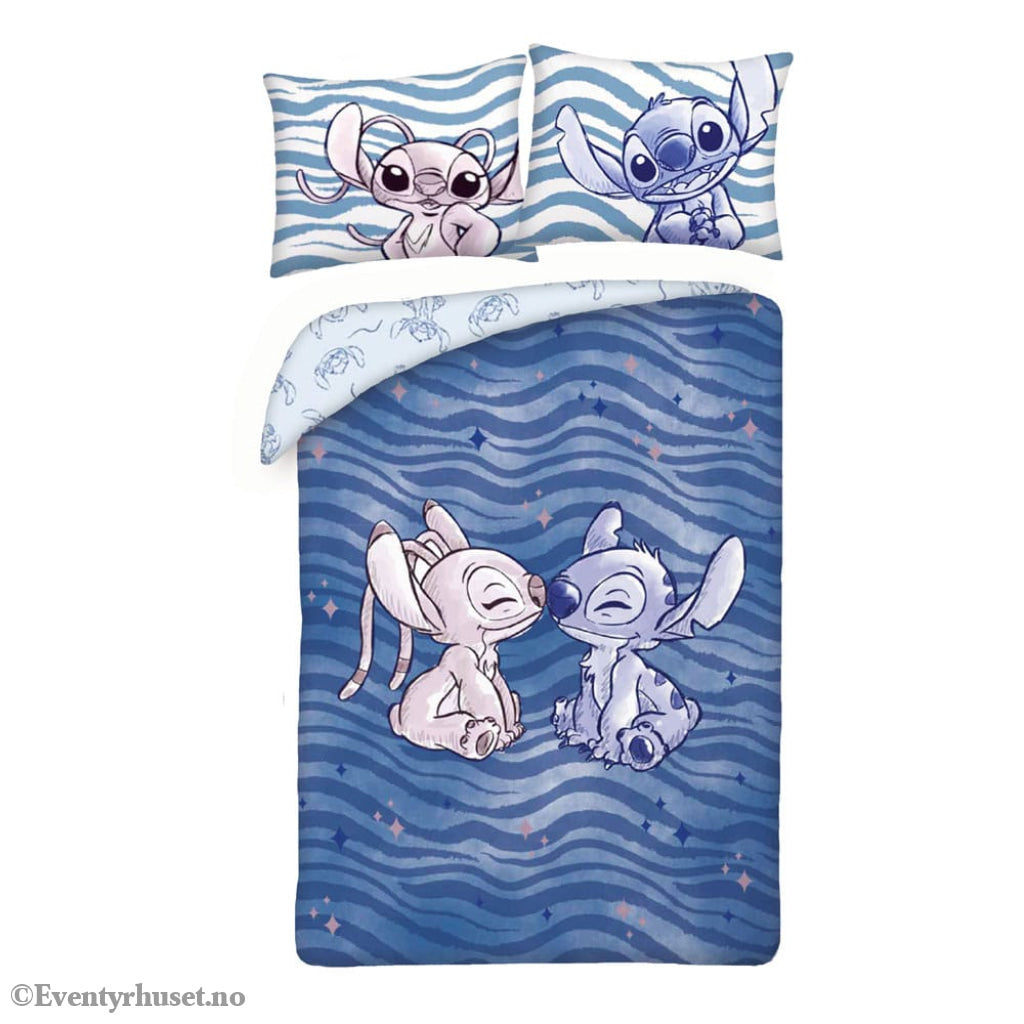Lilo & Stitch Duvet Set Stitch & Angel Waves 140 x 200 cm / 70 x 90 cm Home & Gifts