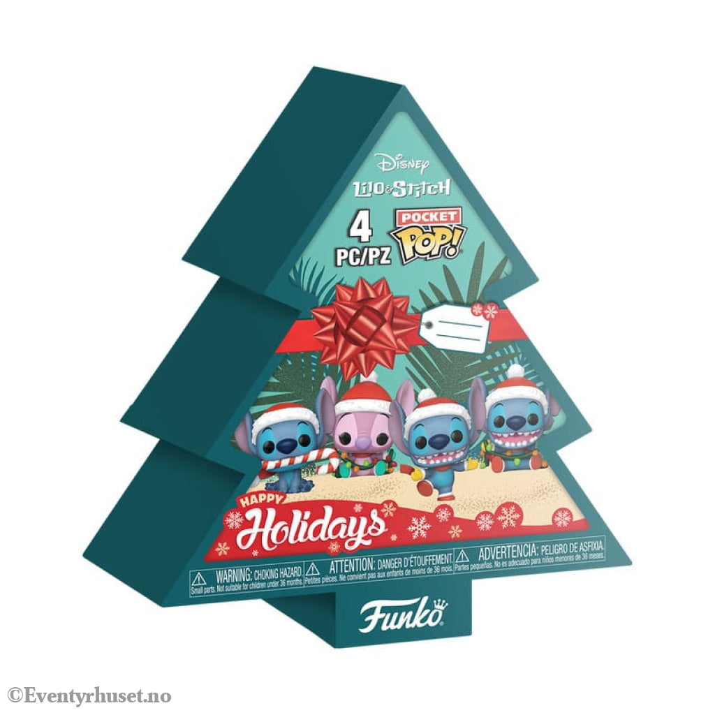 Lilo&Stitch Holiday 2025 Pocket POP! Vinyl Figure 4-Pack Tree Holiday Box 4 cm Fashion & Accessories