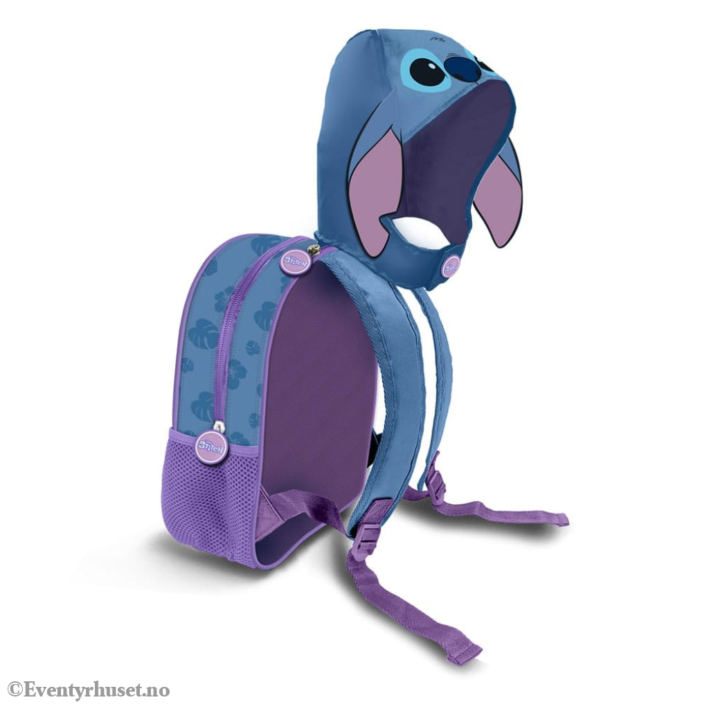 Lilo & Stitch Hooded Backpack Lemur Fashion & Accessories