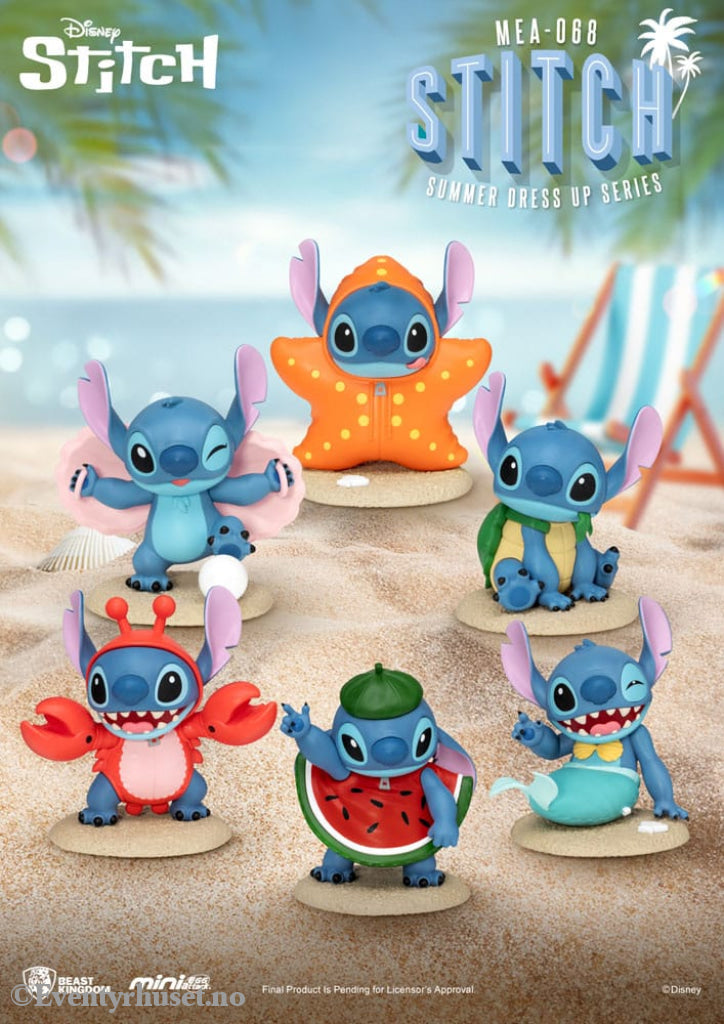 Lilo & Stitch Mini Egg Attack Figures 10 cm Stitch summer dress up Series Assortment (6) Toys