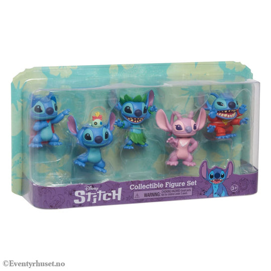Lilo & Stitch Mini Figure 5-Pack Stitch Collectible Figure Set 7 cm Collectibles