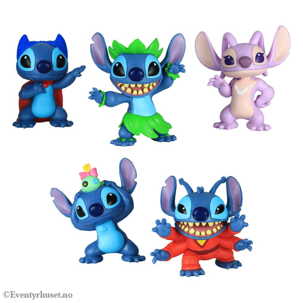 Lilo & Stitch Mini Figure 5-Pack Stitch Collectible Figure Set 7 cm Collectibles