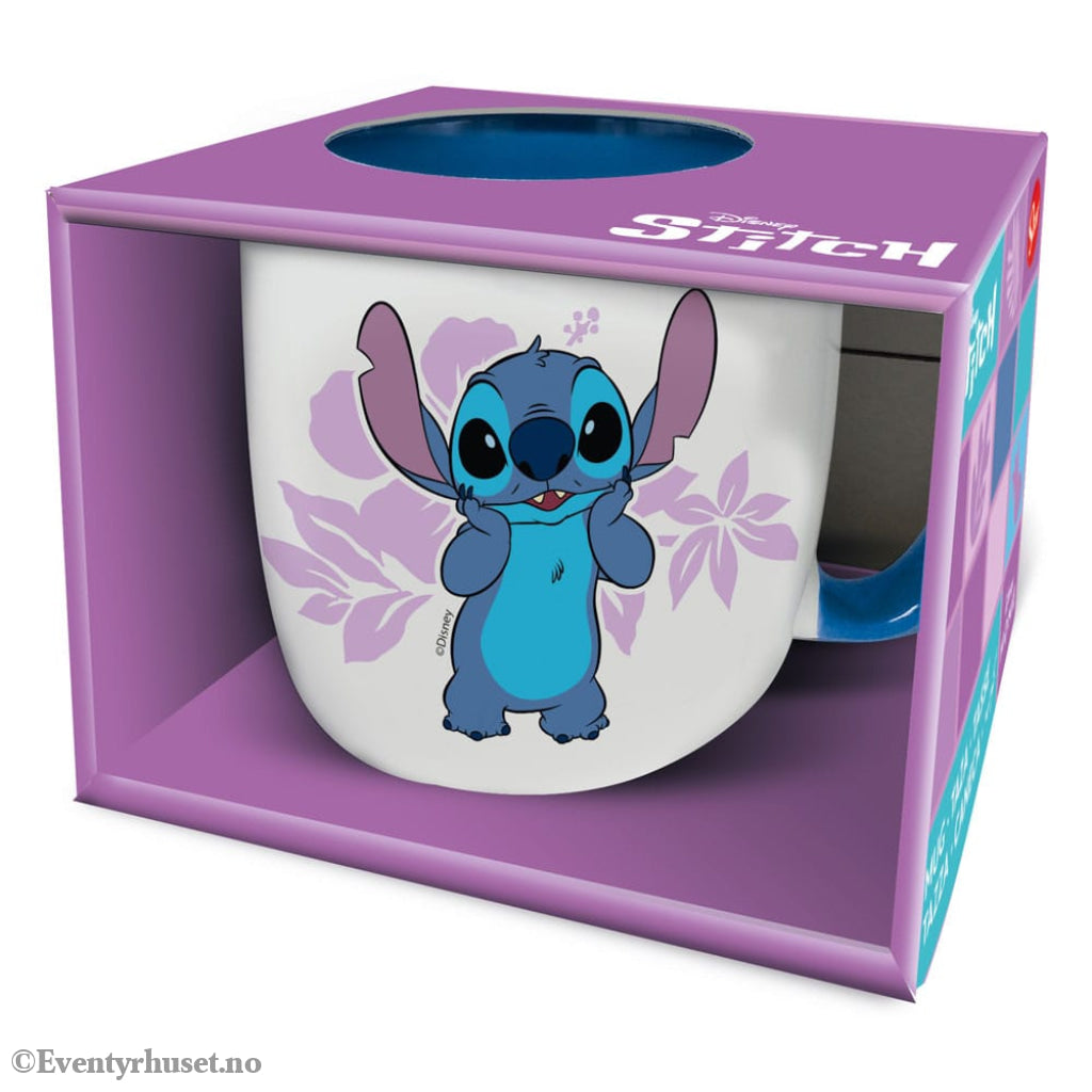 Lilo & Stitch Mug Stitch pink Flowers 385 ml Home & Gifts