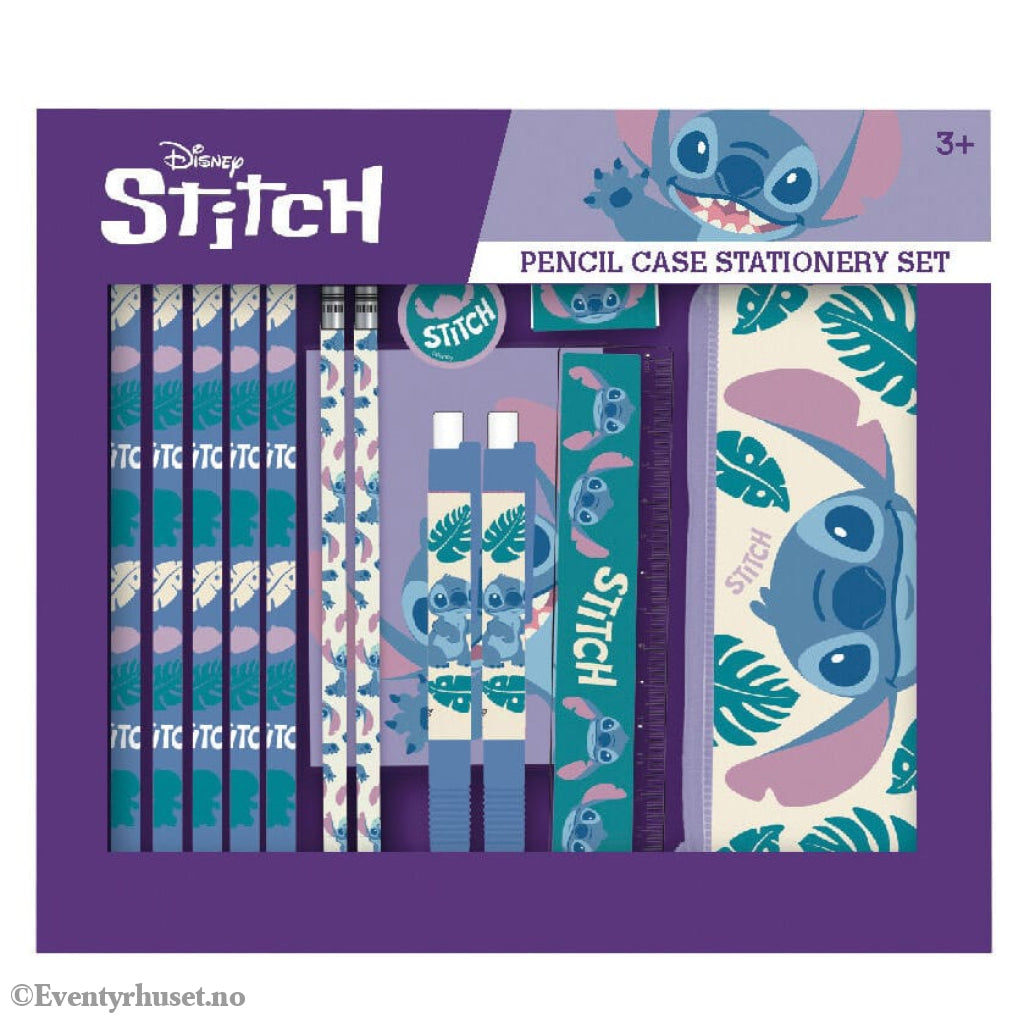 Lilo & Stitch pencil case stationery set 14 pieces Home & Gifts
