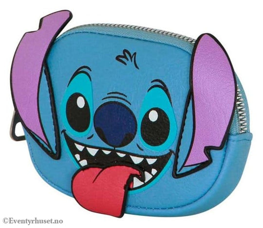 Lilo & Stitch Pill Coin Purse Tongue Blue Fashion & Accessories