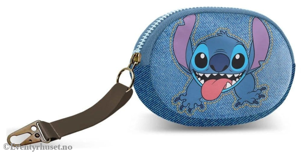 Lilo & Stitch Pill Coin Purse Updown Blue Fashion & Accessories