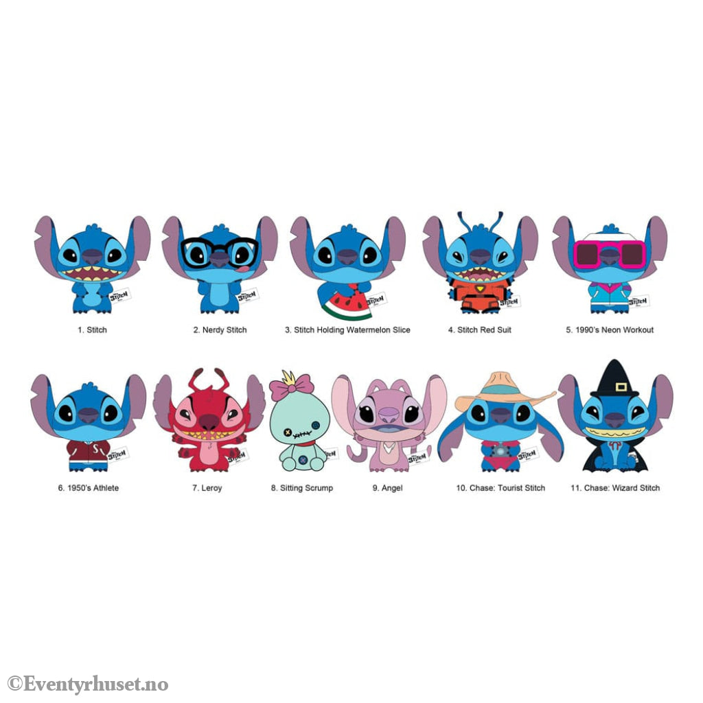 Lilo & Stitch Plush Bag Clips Stitch Display (24) Fashion & Accessories
