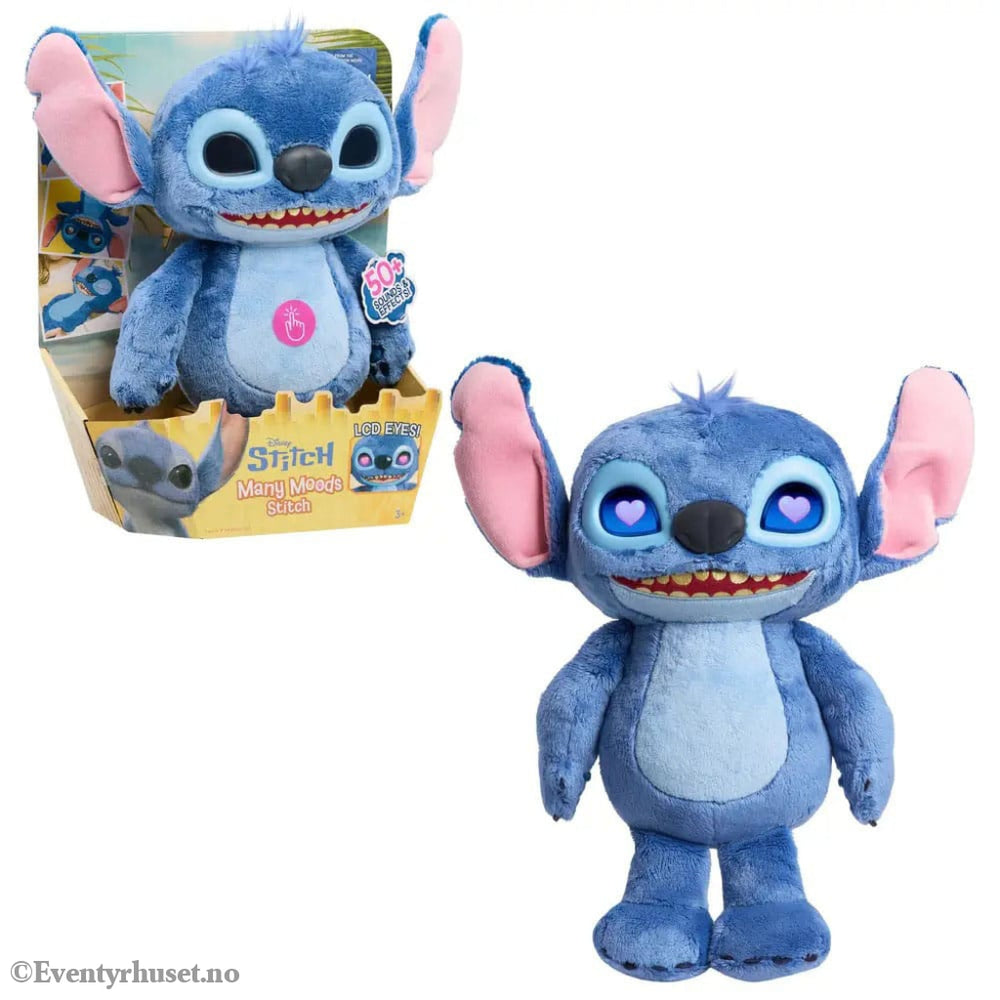 Lilo & Stitch Plush Figure with LCD Visual Effects and Sounds The Many Mood Stitch 36 cm Toys