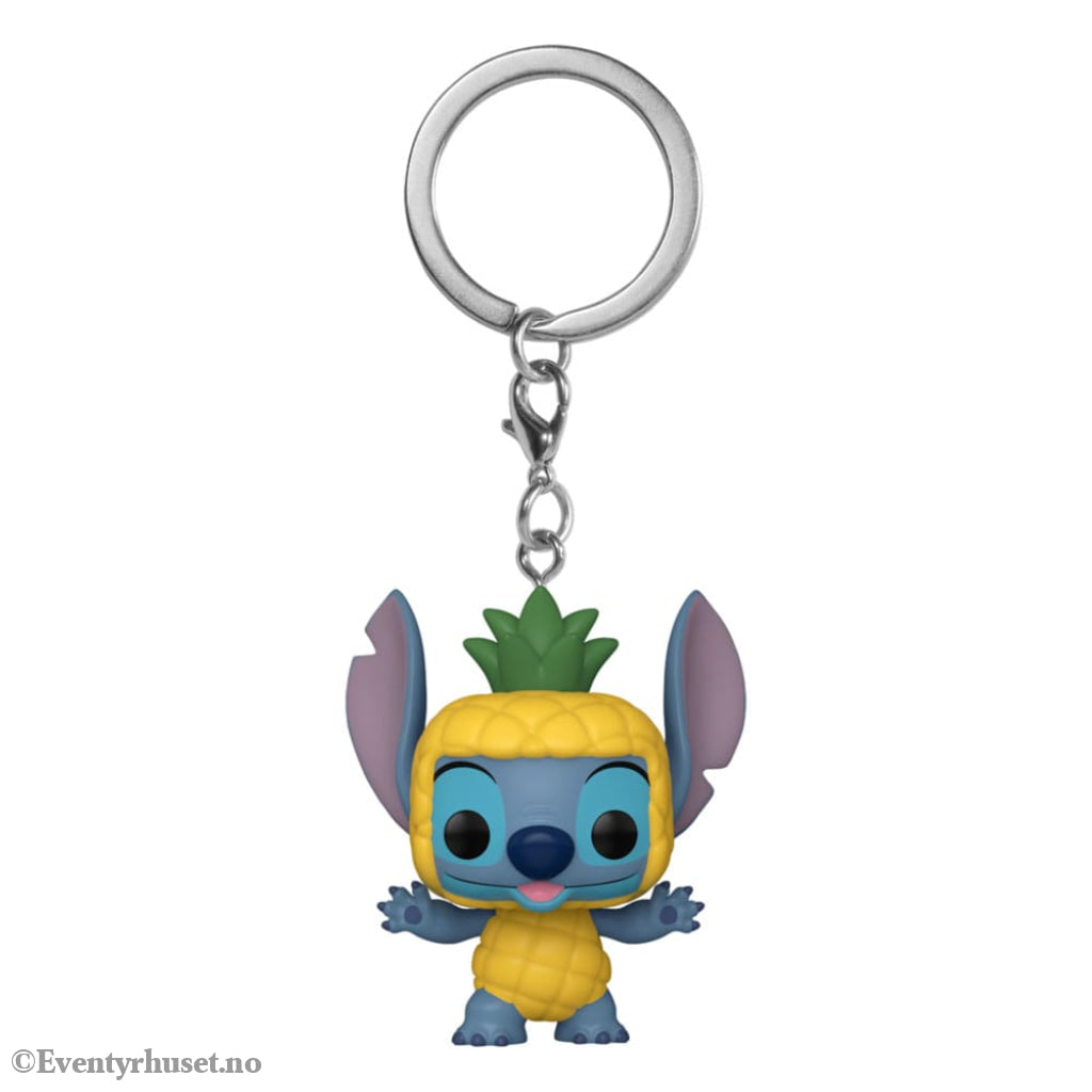 Lilo & Stitch Pocket POP! Vinyl Keychains 4 cm Stitch as Pineapple Display (12) Fashion & Accessories