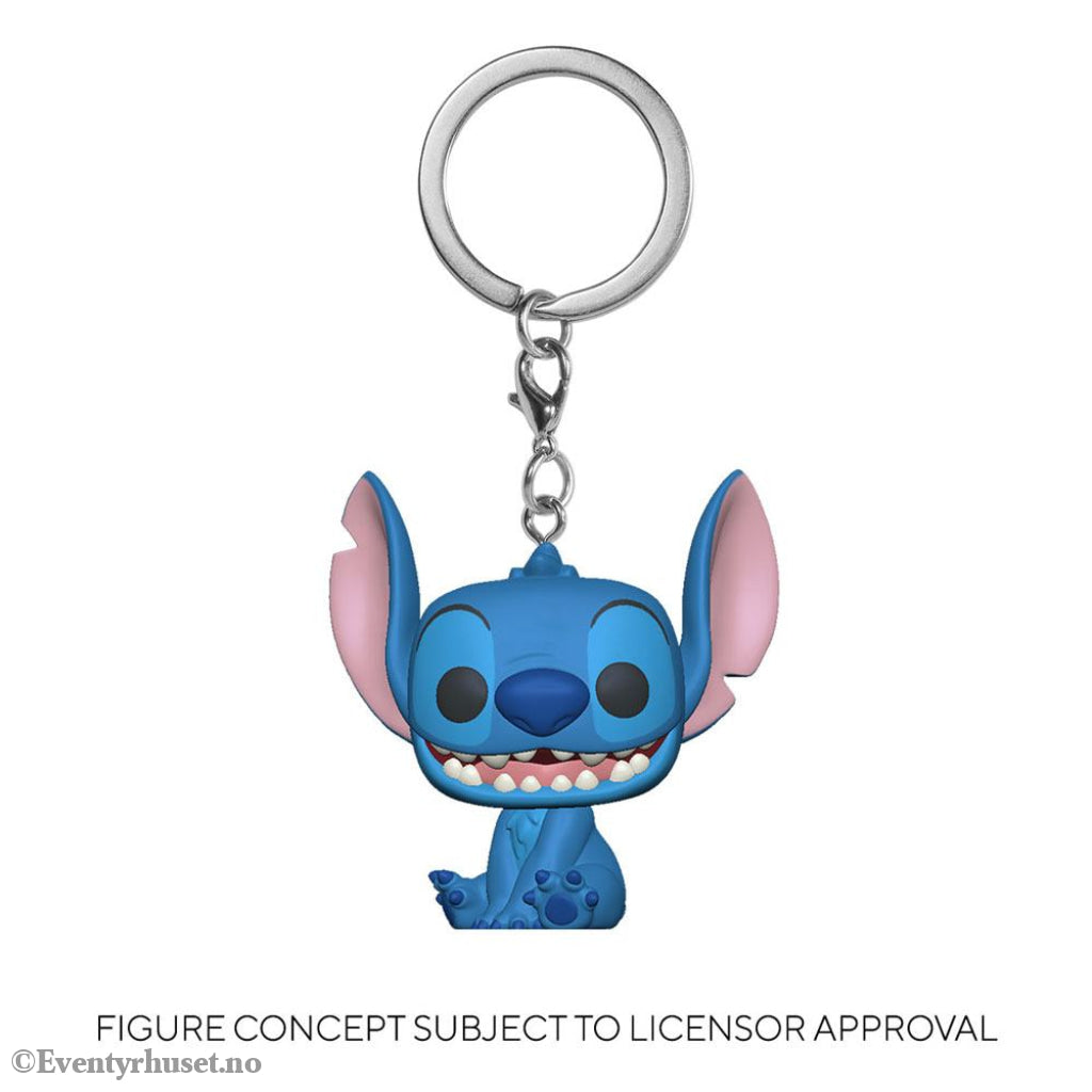 Lilo & Stitch Pocket POP! Vinyl Keychains 4 cm Stitch Display (12) Fashion & Accessories