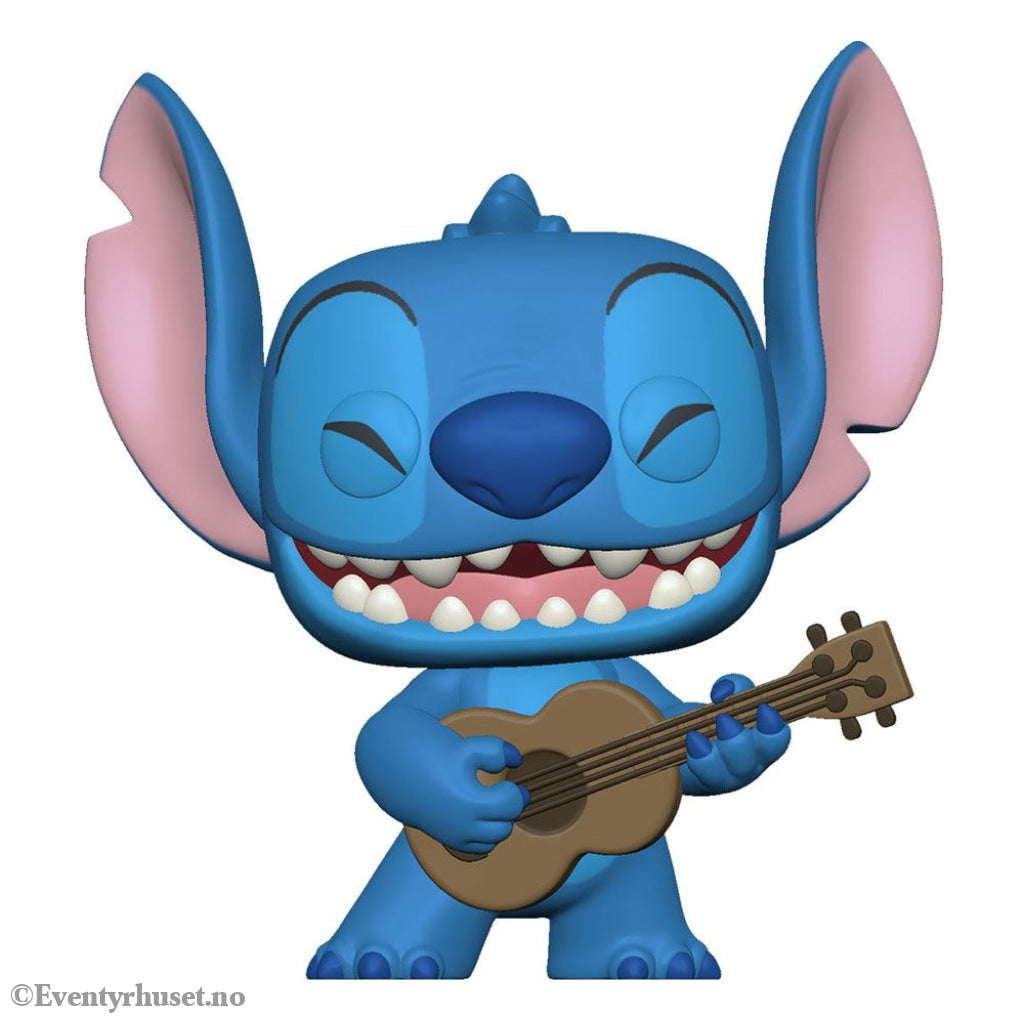 Lilo & Stitch POP! Disney Vinyl Figure Stitch w/Ukelele 9 cm Collectibles