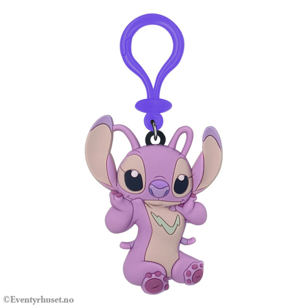 Lilo & Stitch PVC Bag Clip Angel Fashion & Accessories