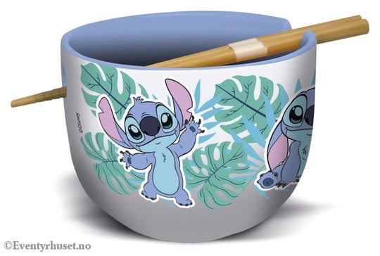 Lilo & Stitch Ramen Bowl with Chopsticks Stitch Aloha Manga & Anime