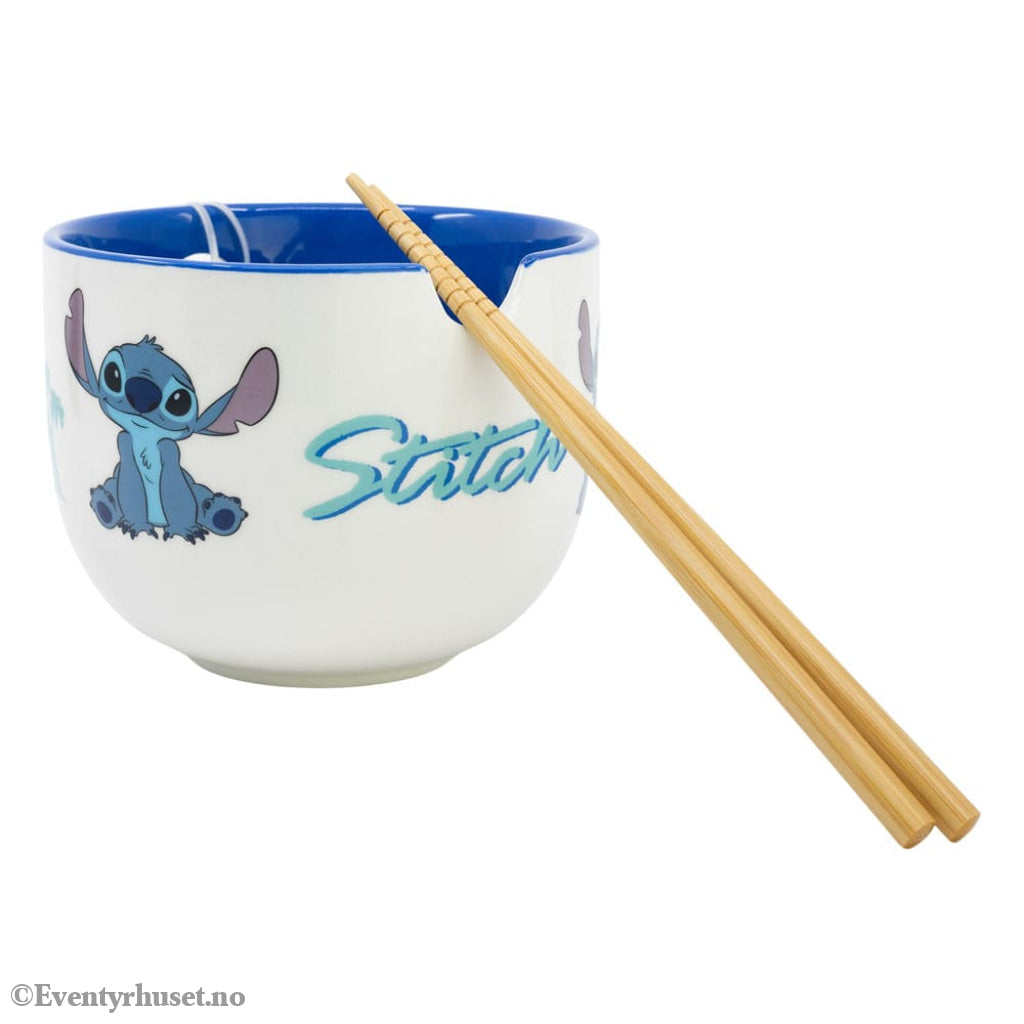 Lilo & Stitch Ramen Bowl with Chopsticks Stitch Home & Gifts