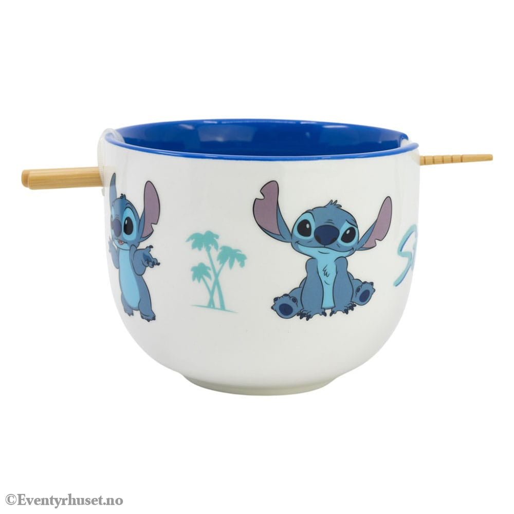Lilo & Stitch Ramen Bowl with Chopsticks Stitch Home & Gifts