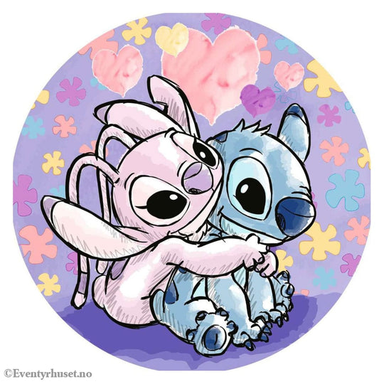 Lilo & Stitch Round Jigsaw Puzzle Stitch (500 pieces) Games