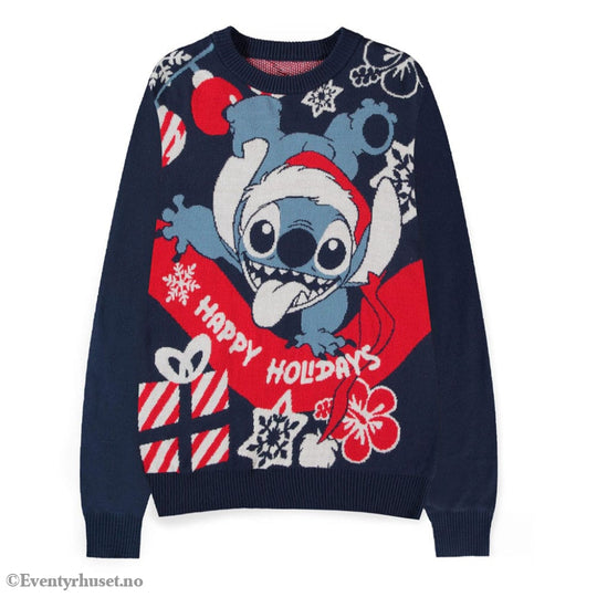 Lilo & Stitch Sweater Stitch Santa (Christmas Jumper) Size M Fashion & Accessories