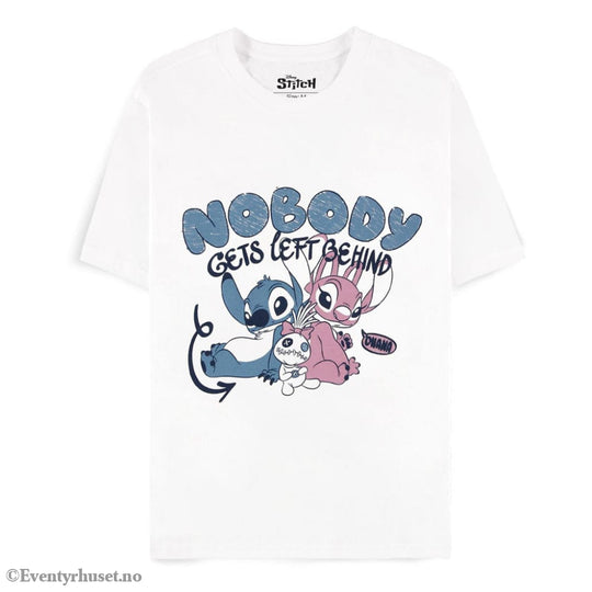 Lilo & Stitch T-Shirt Nobody Gets Left Behind Size S Fashion & Accessories