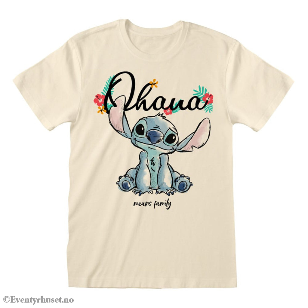 Lilo & Stitch T-Shirt Ohana Means Family Size L Fashion & Accessories