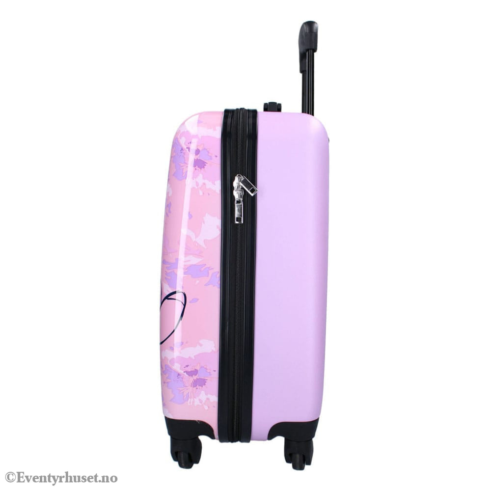Lilo & Stitch Trolley Suitcase Ohana Forever pink 46 cm Fashion & Accessories