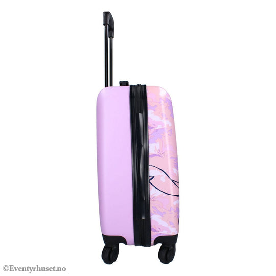 Lilo & Stitch Trolley Suitcase Ohana Forever pink 46 cm Fashion & Accessories