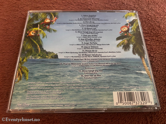 Lin-Manuel Miranda, Opetaia Foa‘i, Mark Mancina. 2016. Vaiana: Sangene. Musikk på CD.