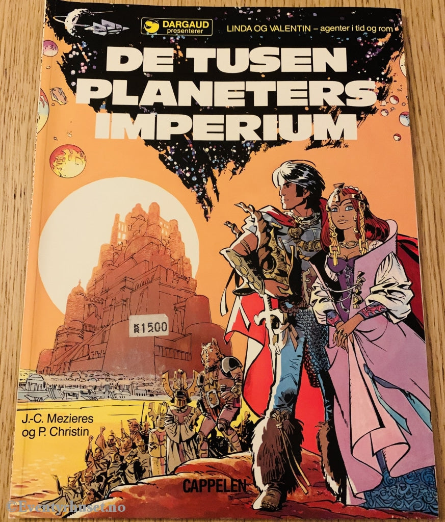 Linda Og Valentin Nr 2: De Tusen Planeters Imperium. 1987. Tegneseriealbum