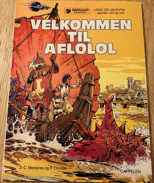 Linda Og Valentin Nr.4: Velkommen Til Aflolol. 1988 Tegneseriealbum