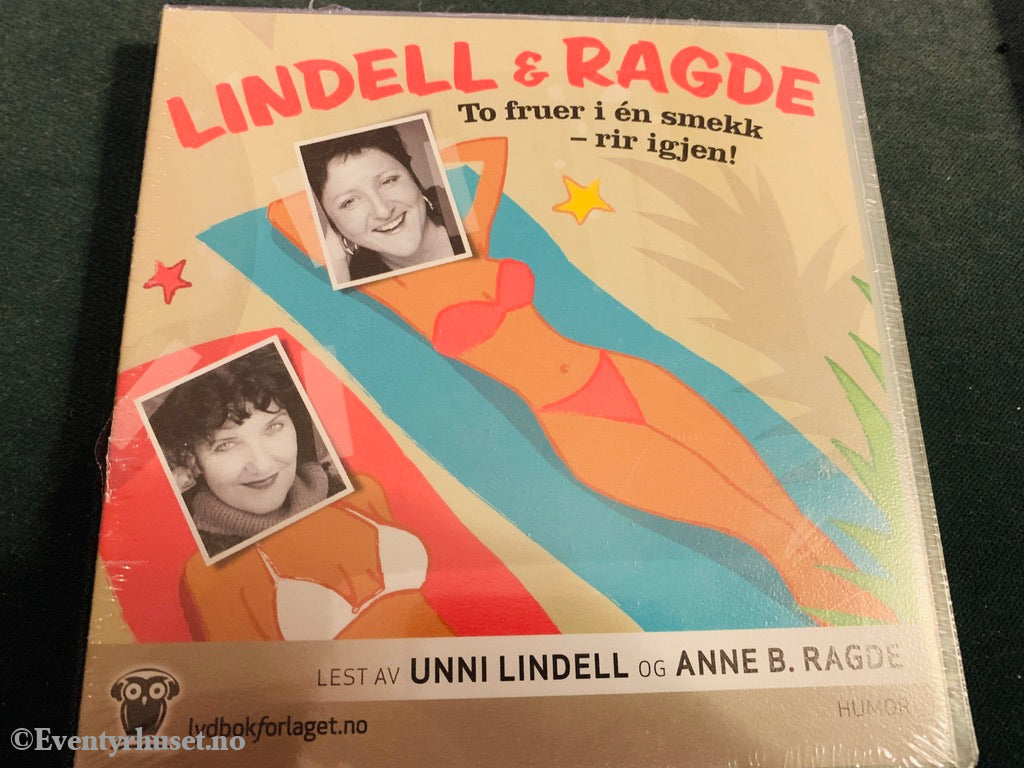 Lindell & Ragde. To Fruer I En Smekk - Rir Igjen! Lydbok På 2 Cd. Ny Plast!