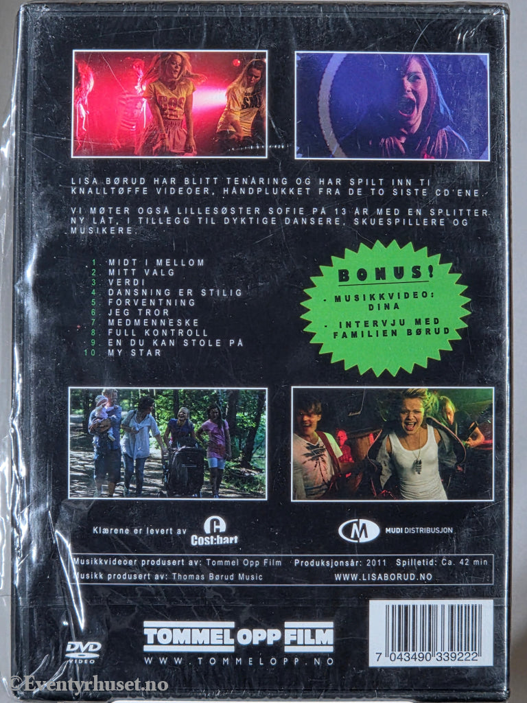 Lisa Børud: 10 musikkvideoer (2004). DVD. Ny i plast!