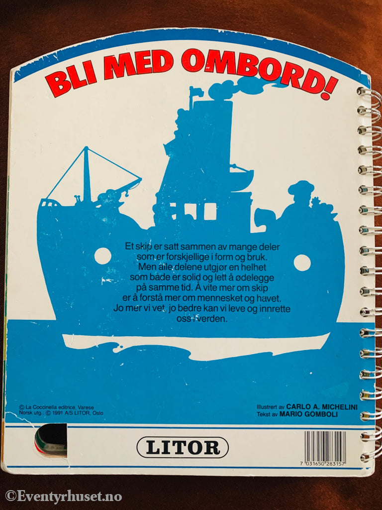 Litor. Bli med ombord! 1980-tallet. Barnebok.