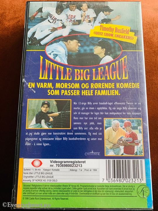 Little Big League. 1994. Vhs. Vhs