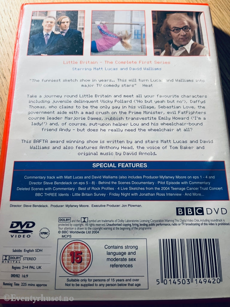 Little Britain. Sesong 1. (Bbc). 2004. Dvd. Dvd