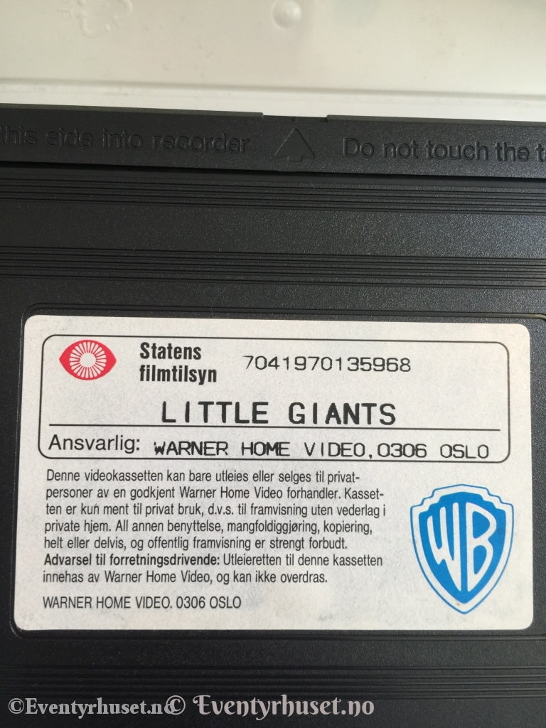 Little Giants. 1994. Vhs. Vhs