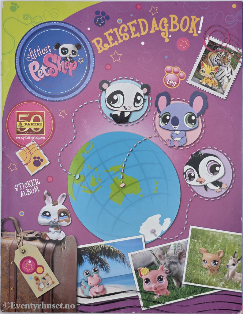 Littlest Pet Shop Reisedagbok! Sticker-Album. Aktivitetshefte.