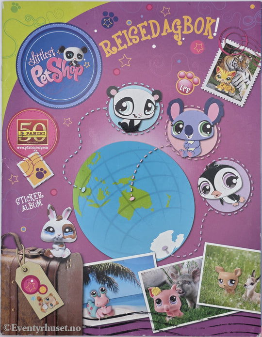 Littlest Pet Shop Reisedagbok! Sticker-Album. Aktivitetshefte.