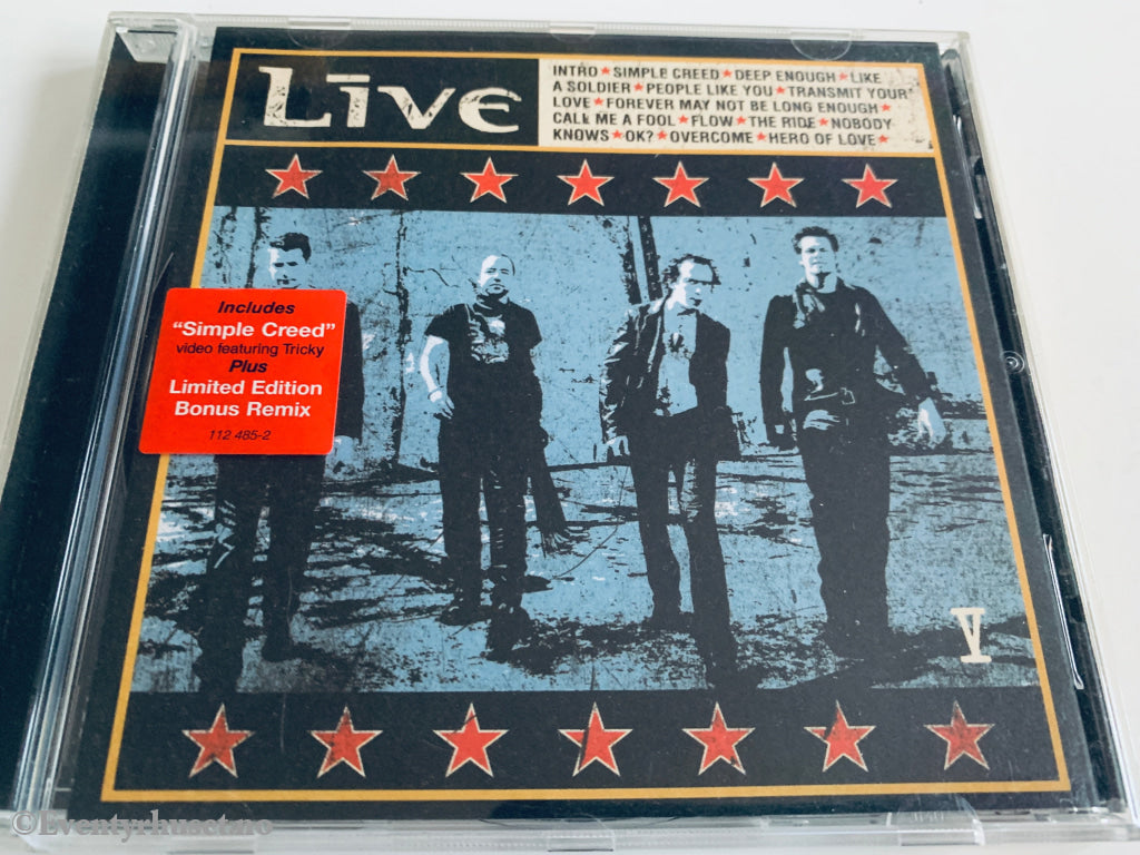 Live 2001. V. CD