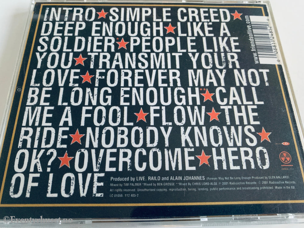 Live 2001. V. CD