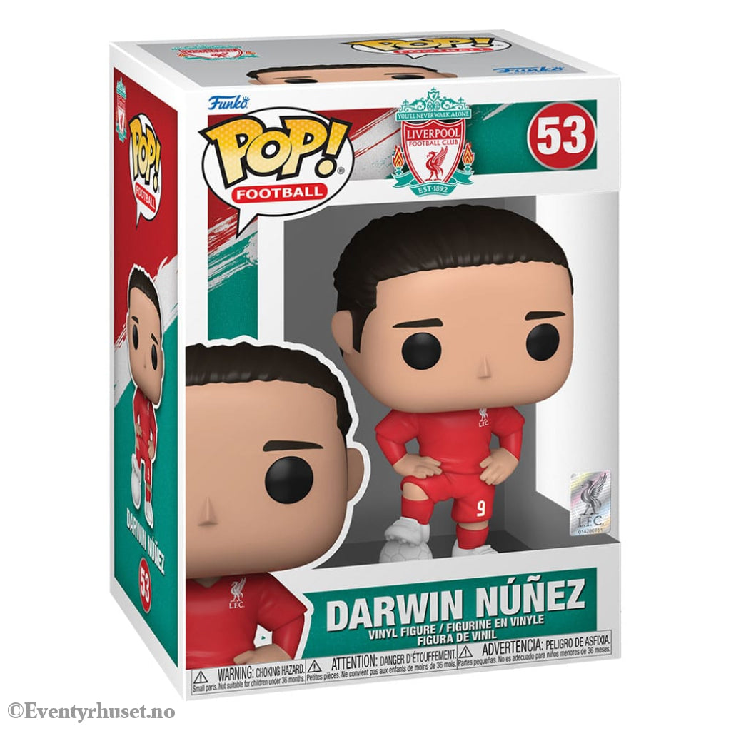Liverpool F.C. POP! Football Vinyl Figure Darwin Núñez 9 cm Collectibles