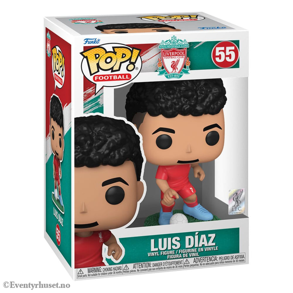 Liverpool F.C. POP! Football Vinyl Figure Luis Díaz 9 cm Collectibles
