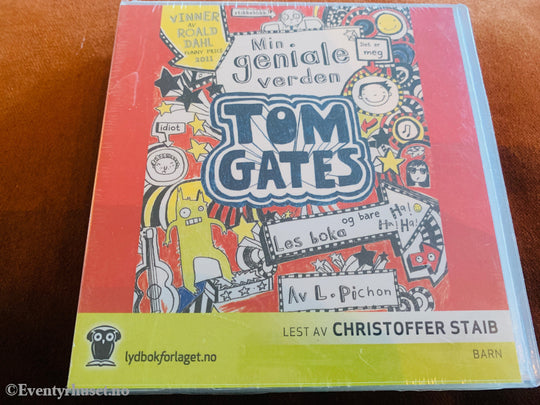 Liz Pichon. Tom Gates: Min geniale verden. 2011. Lydbok på CD. Ny i plast!