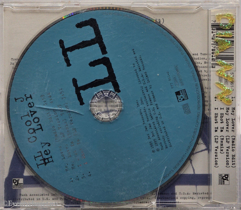 LL Cool J (1995) "Hey Lover". CD-singel.